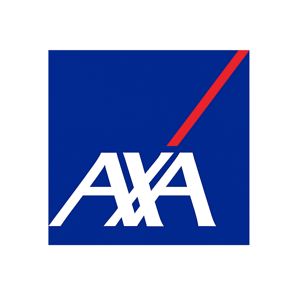 Logo de l'assurance maladie AXA, un partenaire potentiel pour la prise en charge de votre coaching sportif à La Forge One Fitness.