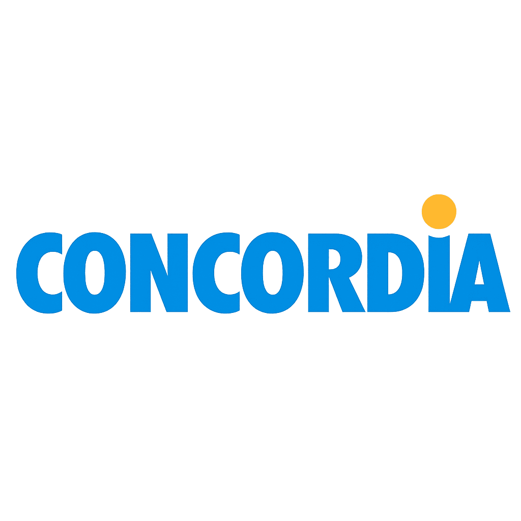 Logo de l'assurance maladie Concordia, un partenaire pour la prise en charge de vos frais de coaching sportif à La Forge One Fitness.