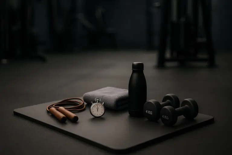 Quel sport pour perdre du poids - équipement fitness still-life dans un studio de coaching privé à Neuchâtel