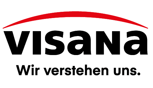 Logo de l'assurance maladie Visana, partenaire qui peut prendre en charge une partie des frais de votre coaching à La Forge One Fitness.