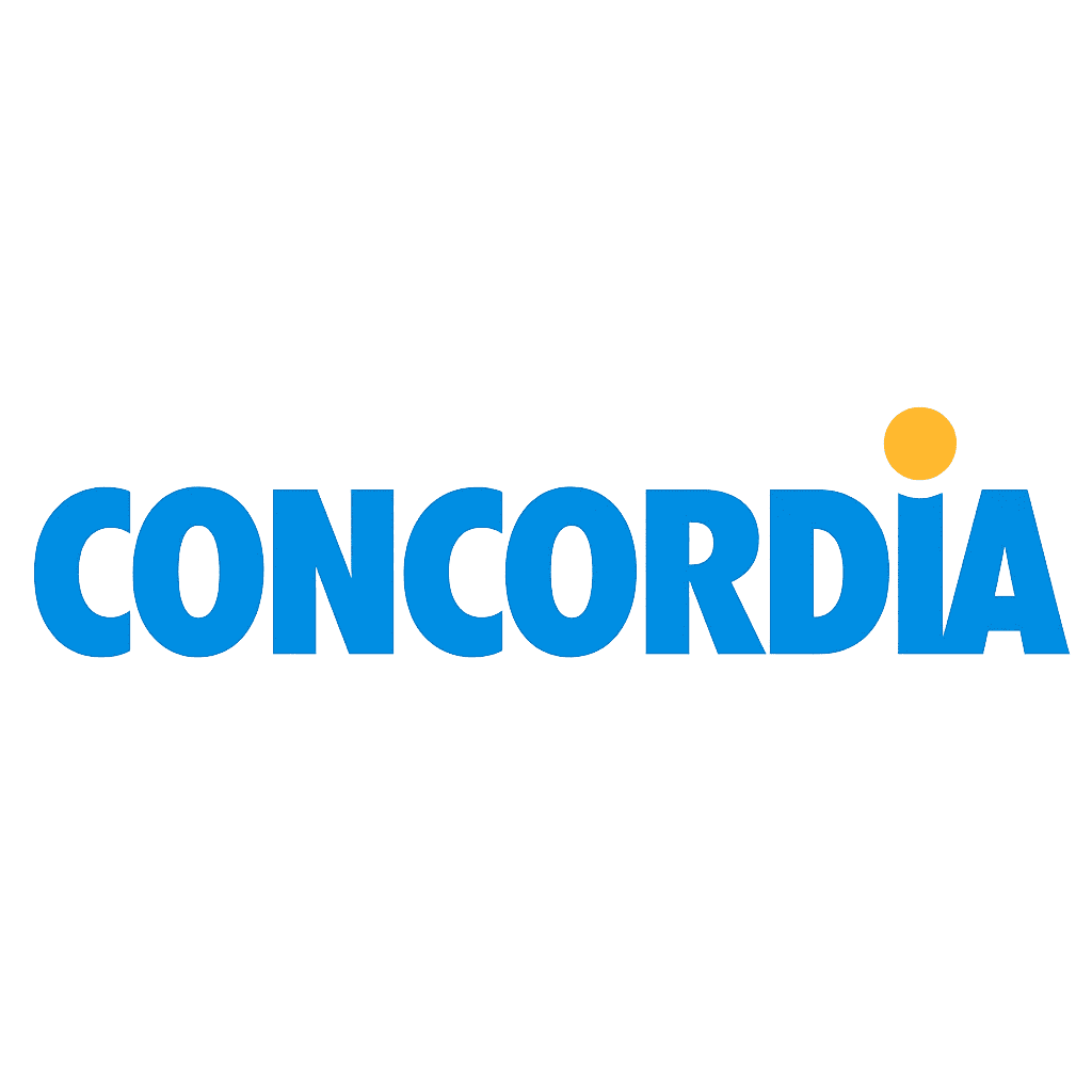 Logo de l'assurance maladie Concordia, un partenaire pour la prise en charge de vos frais de coaching sportif à La Forge One Fitness.