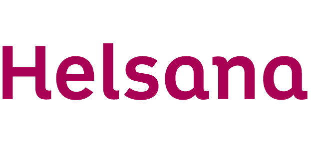 Logo de l'assurance maladie Helsana, partenaire qui peut participer au remboursement de votre coaching sportif à La Forge One Fitness.